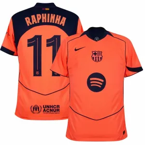 Barcelona 2025/26 RAPHINHA Third Jersey
