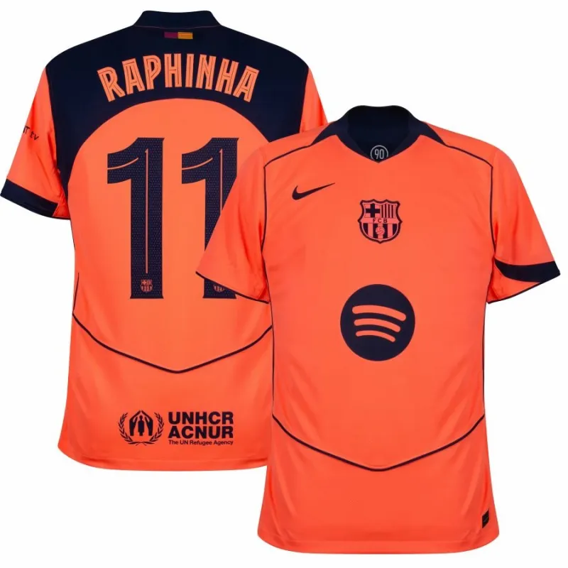 Barcelona 2025/26 RAPHINHA Third Jersey