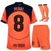 Set Maglia Third per Bambini del Barcellona PEDRI 2025/26 - Arancione