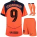 Set Maglia Third per Bambini del Barcellona LEWANDOWSKI 2025/26 - Arancione