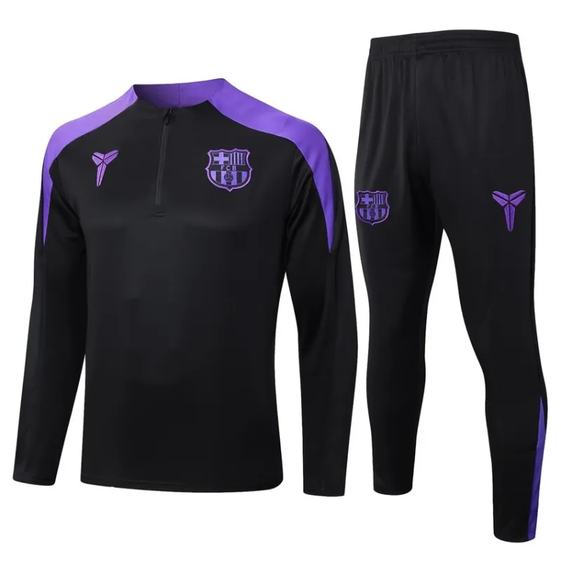 Chándal Barcelona 2025/26 - Negro/Púrpura