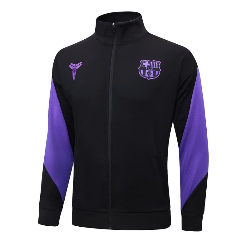 Barcelona 2025/26 Sports Jacket - Black/Purple