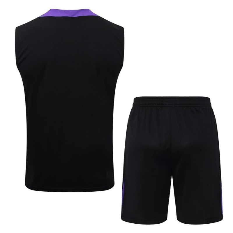 Barcelona 2025/26 Shorts and Tank Set Black Purple