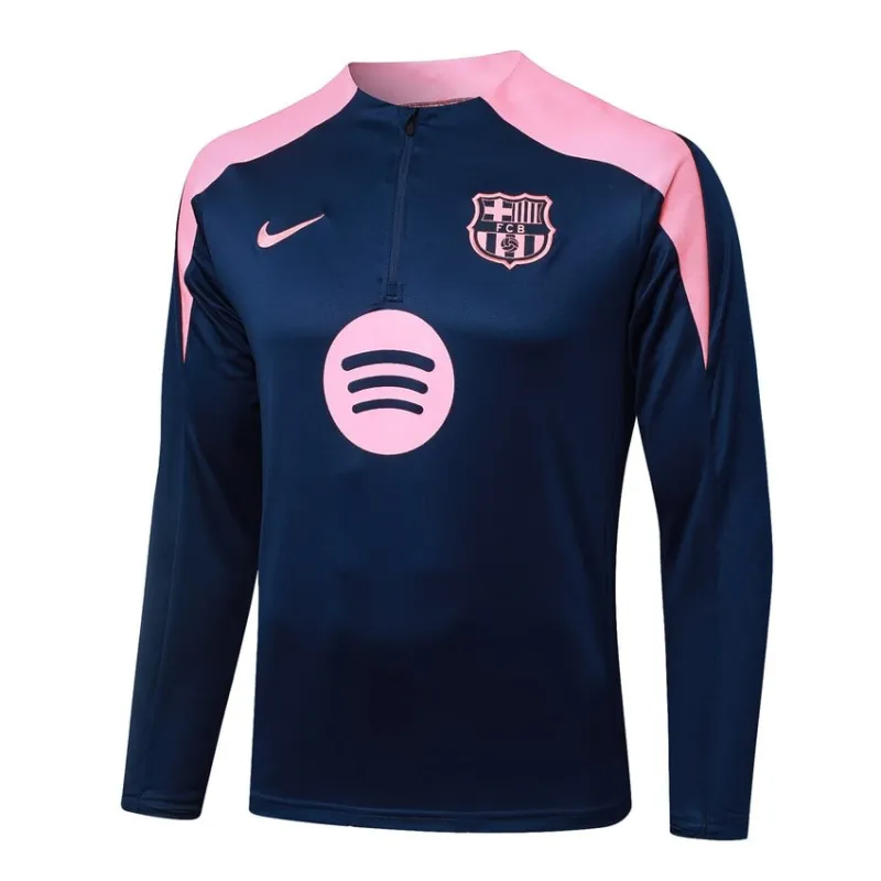 Barcelona 2025/26 Tracksuit - Blue/Pink
