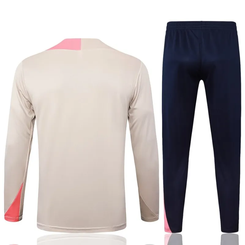 Barcelona 2025/26 Trainingsanzug - Beige/Rosa