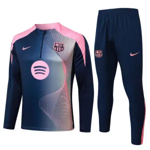 Barcelona 2025/26 Tracksuit - Blue/Pink