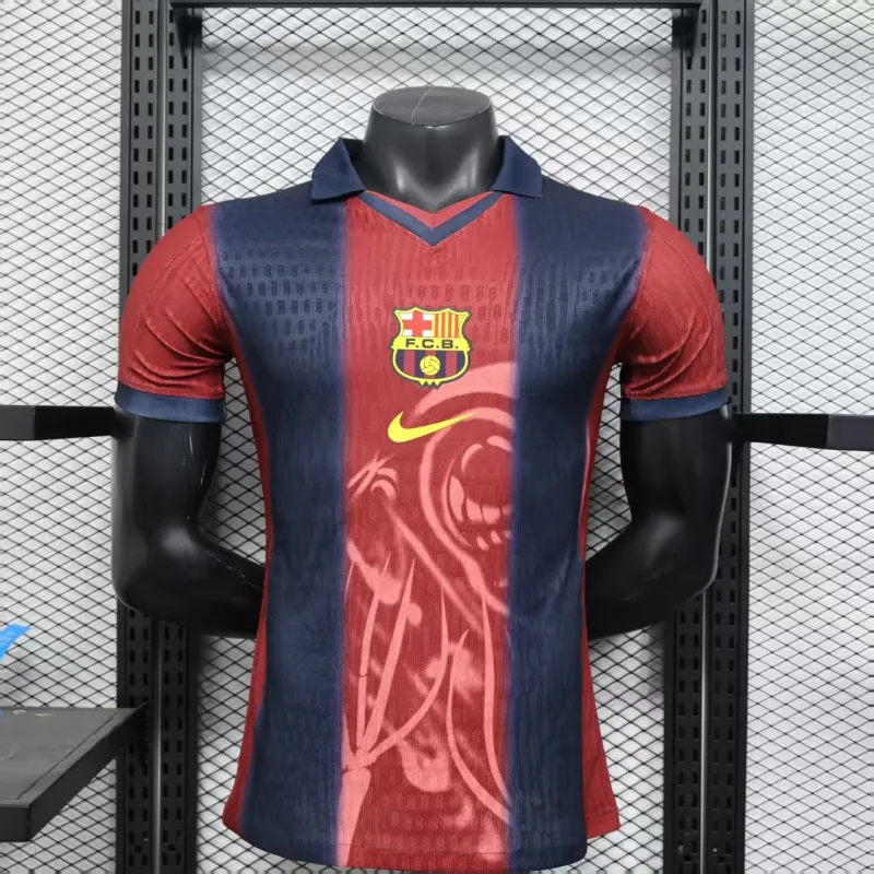 FC Barcelone Maillot de Joueur Édition Spéciale 2025/26 - Bleu/Rouge