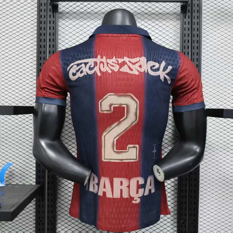 FC Barcelone Maillot de Joueur Édition Spéciale 2025/26 - Bleu/Rouge