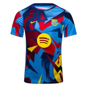 Barcelona Pre-Match Jersey Fourth Edition Blue