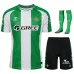 Ensemble de maillot enfant domicile de Real Betis 2025/26 - Vert/Blanc