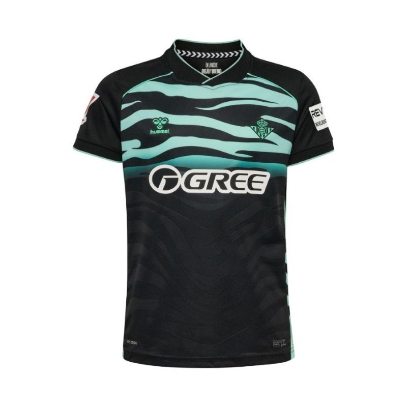 Real Betis 2025/26 Kids Third Jersey - Black