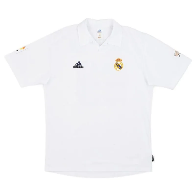 Real Madrid R.CARLOS 2002/03 Retro Home Jersey - White