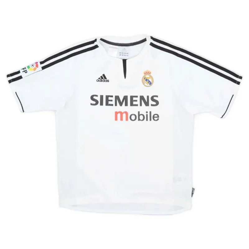 Real Madrid 2003/04 Maglia casalinga retrò - Bianca