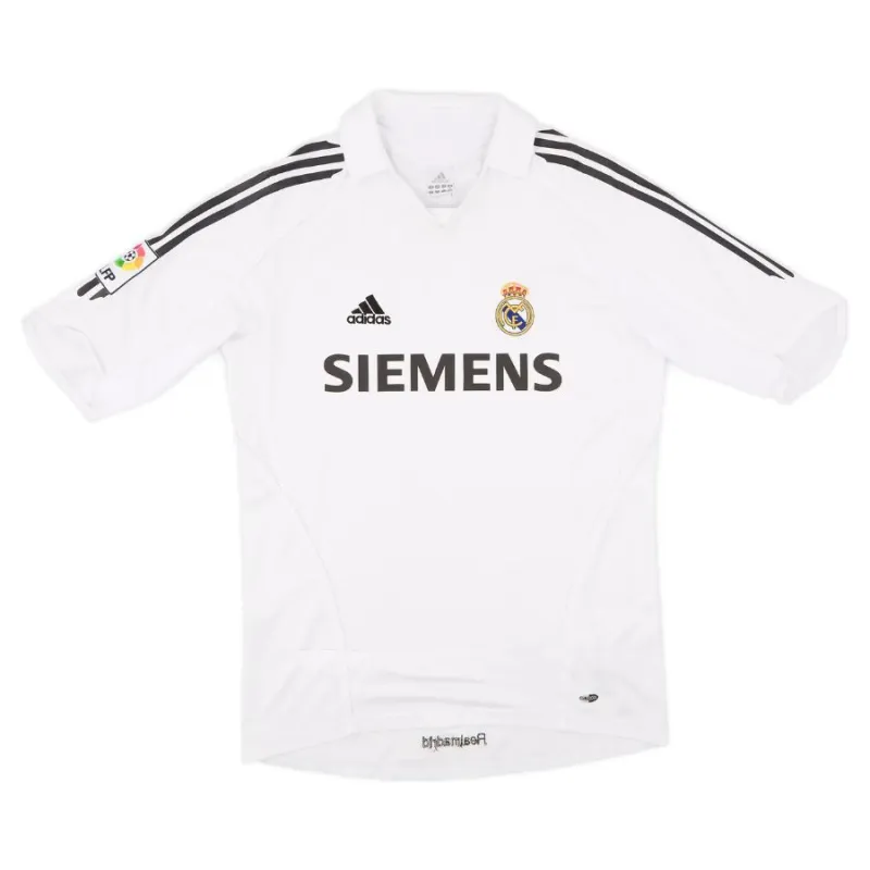Real Madrid 2005/06 Maglia casalinga retrò - Bianca