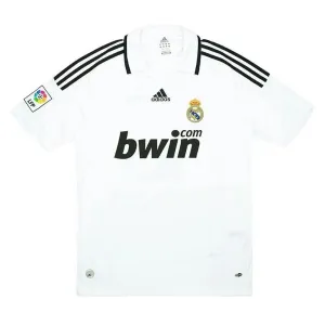 Real Madrid 2008/09 Retro Home Jersey - White