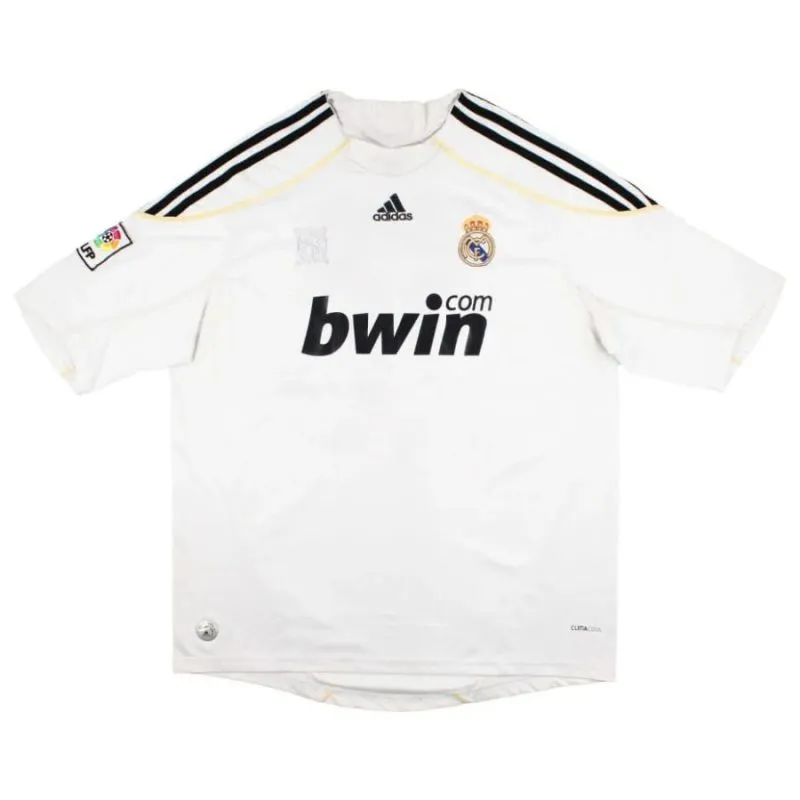 Real Madrid HIGUAIN 2008/09 Maglia casalinga retrò - Bianca