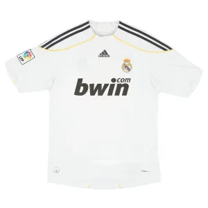 Real Madrid 2009/10 Retro Home Jersey - White