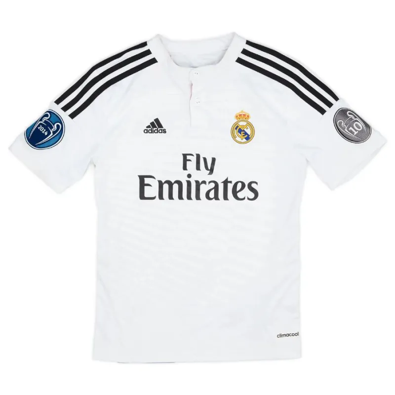 Real Madrid 2014/15 Maglia casalinga retrò - Bianca