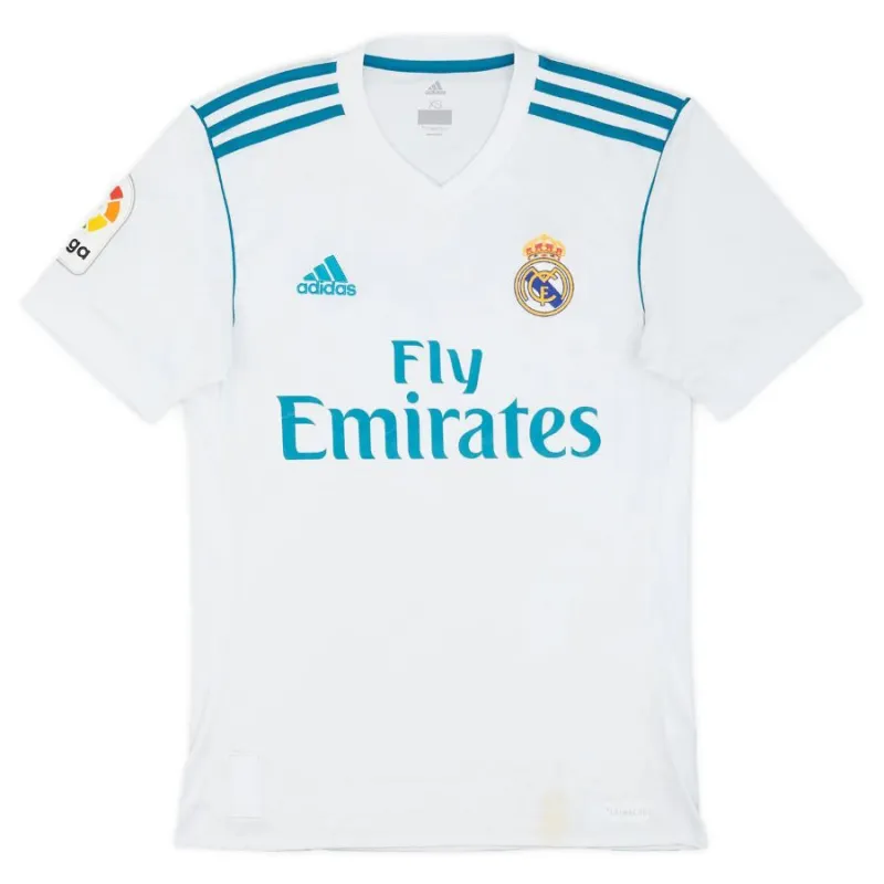 Real Madrid 2017/18 Maglia casalinga retrò - Bianca