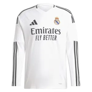 Maillot à manches longues du Real Madrid 2024/25 domicile - Blanc