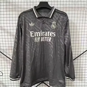 Real Madrid Drittes Langarmtrikot 2024/25 - Grau