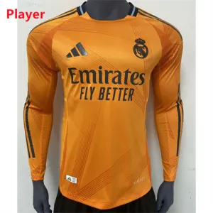Real Madrid 2024/25 Drittes Langarmtrikot im Spielerausführung - Orange