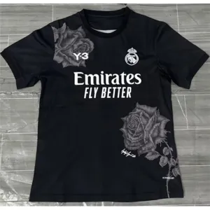 Real Madrid 2024/25 Y3-Ausgabe Trikot - Schwarz