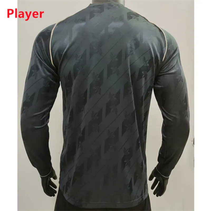 Real Madrid 2024/25 Player Special Edition Long-Sleeved Jersey - Black