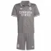 Real Madrid Kids' Third Jersey + Shorts 2024/25 - Gray