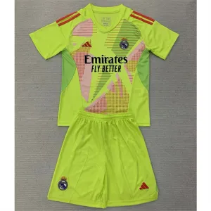 Real Madrid Camiseta y pantalones cortos de portero para niños 2024/25 - Verde