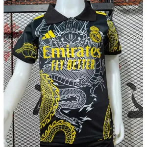Camiseta infantil del Real Madrid 2024/25 - Versión Año del Dragón - Negro