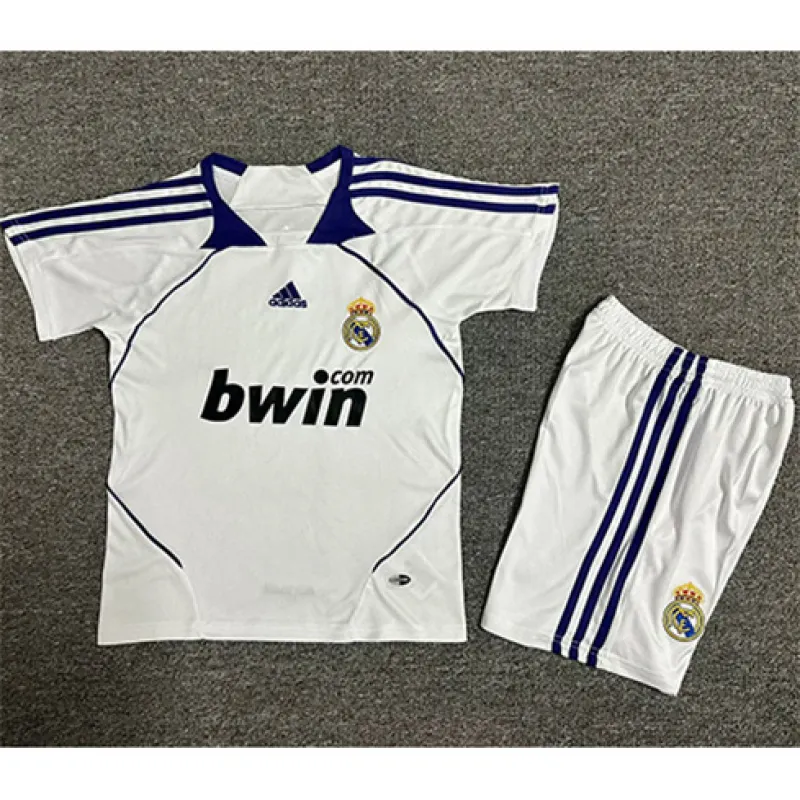 Real Madrid Retro Jersey 2007/08 Home - White