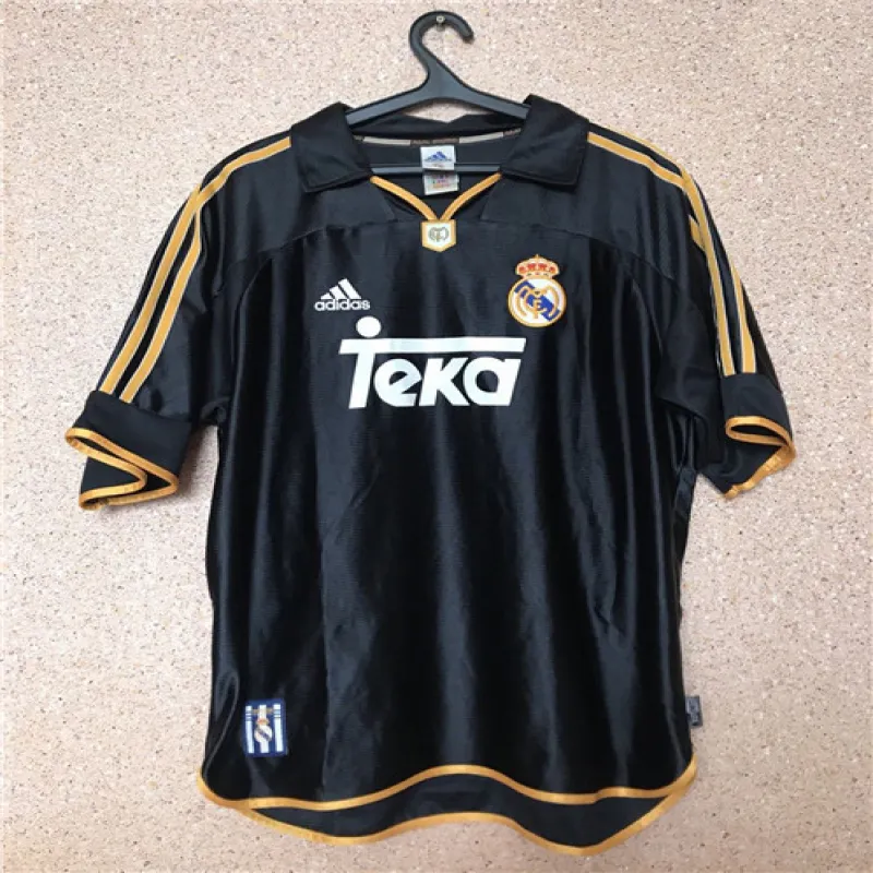 Real Madrid Retro Jersey 1999/00 Away - Black