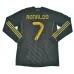 Maillot rétro à manches longues du Real Madrid, numéro 7 de Ronaldo, 2011/12 extérieur - Noir