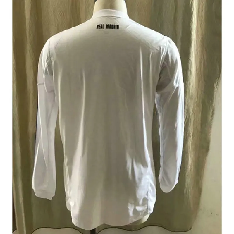 Real Madrid Langarm-Retro-Trikot 2010/11 Heimspiel - Weiß