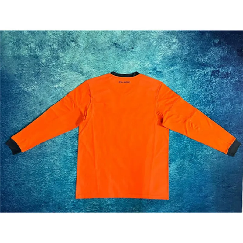 Real Madrid Long-sleeved Retro Third Jersey 2013/14 - Orange