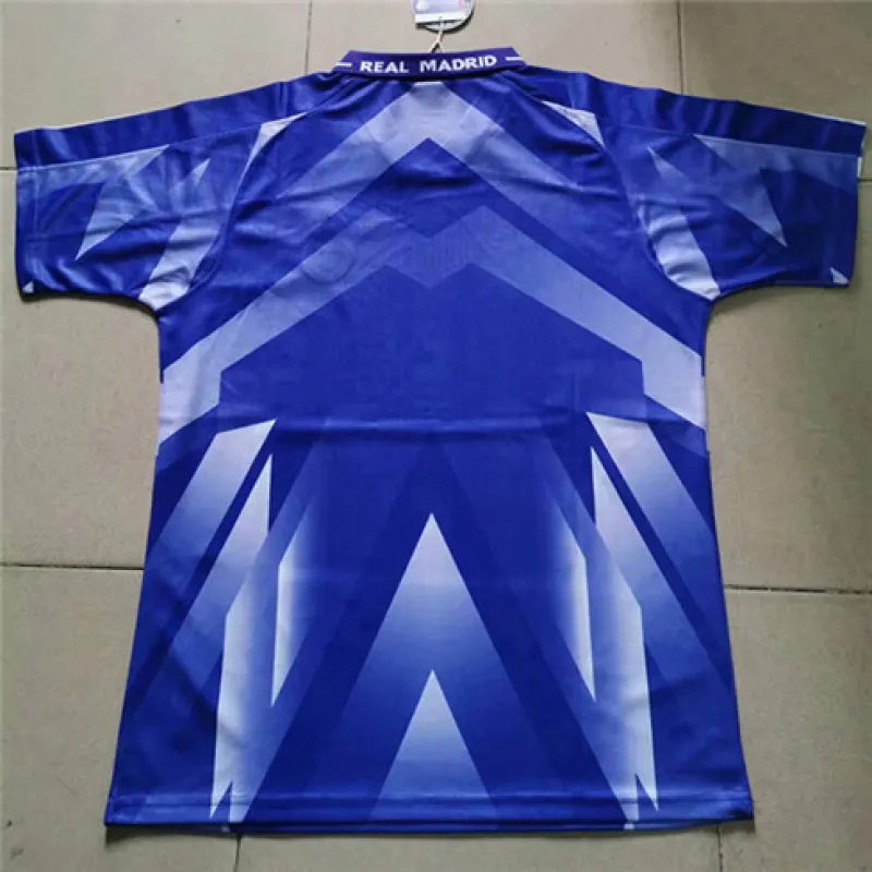 Real Madrid Retro Jersey 1996/97 Away - Blue