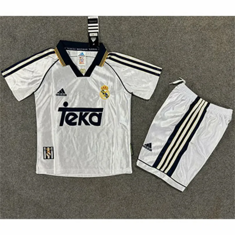 Real Madrid Retro Jersey 1998-00 Home - White