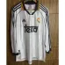 Real Madrid Long-Sleeved Retro Jersey 2000 Home - White