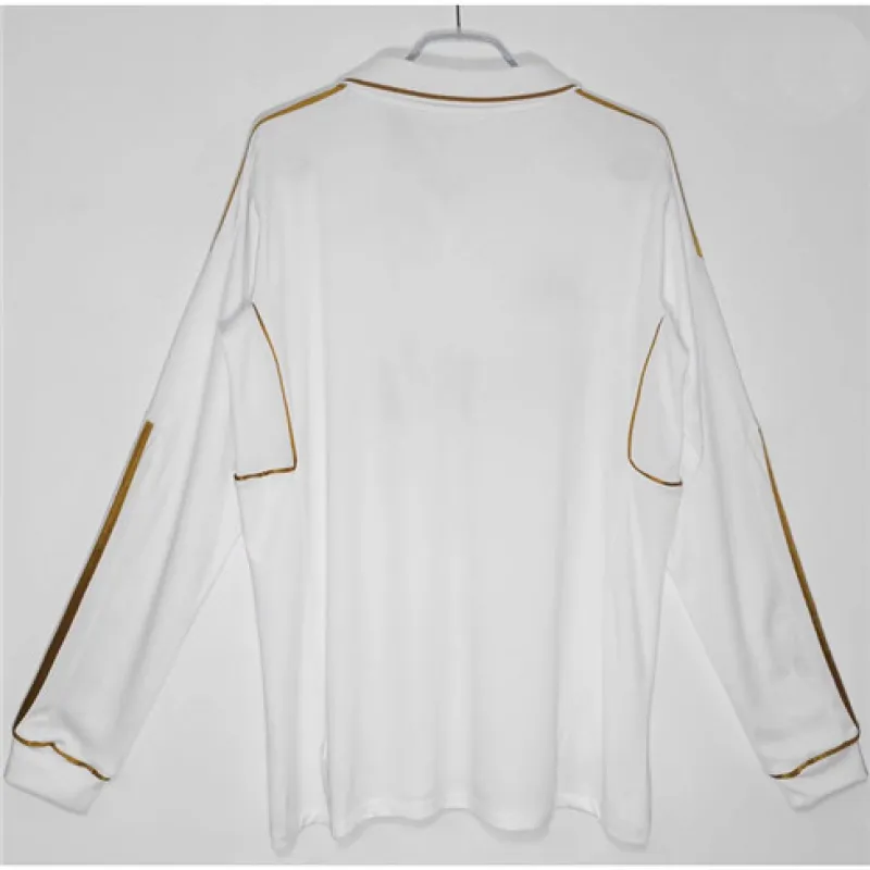 Real Madrid Long-Sleeved Retro Jersey 2011/12 Home - White