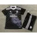 Real Madrid Children's Retro Third Jersey 2014/15 - Black