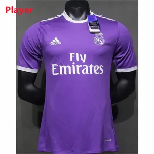 Real Madrid Retro Jersey 2016/17 Away - Purple