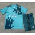 Real Madrid Kinder-Retro-Drittes Trikot 2017/18 - Blau
