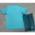 Real Madrid Kinder-Retro-Drittes Trikot 2017/18 - Blau