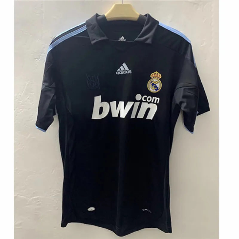 Real Madrid Retro Jersey  2009/10 Away - Black