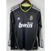Real Madrid Langärmeliges Retro-Trikot 2010/11 Auswärtsspiel - Schwarz