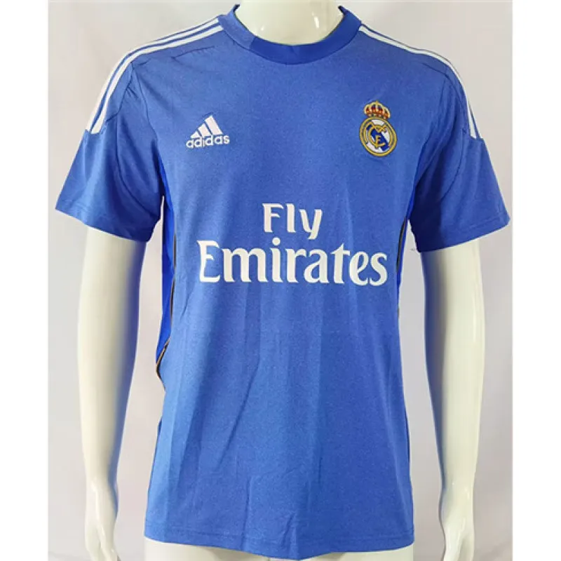 Real Madrid Retro Jersey 2013/14 Away - Blue