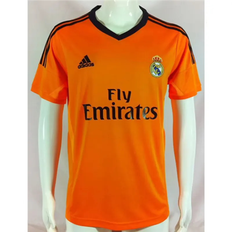 Real Madrid Retro Third Jersey 2013/14 - Orange