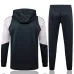 Abbigliamento sportivo con cappuccio del Real Madrid 2024/25 - Nero
