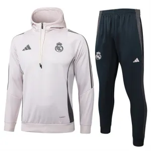 Real Madrid Kapuzen-Sportbekleidung 2024/25 - Rosa
